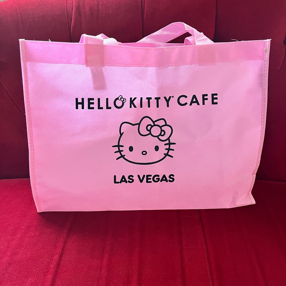 Hello Kitty Cafe Exclusive Pink Large Tote
